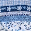 WHITE & BLUE PRINTED color swatch for Floral Print Tunic.