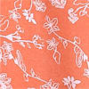 Papaya-Ecru-Printed color swatch for Floral Button Panel Blouse.
