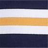 Navy-Ochre color swatch for Nautical Stripe Zip Sweatshirt.