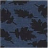 dark blue-flamingo-printed color swatch for 3/4 Sleeve Leaf Print Top.