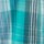 Turquoise-Checked color swatch for Plaid Tab Sleeve Twinset.