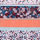 Coral-Patterned color swatch for Multi Print Stripe Top.