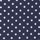 Navy-White-Dots color swatch for Polka Dot Print Top.