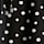 BLACK DOTS color swatch for Printed Stretch Waist Skirt.