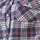 Navy-Checked color swatch for Plaid Button Down Blouse.