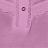 PURPLE color swatch for Lace Insert Polo Top.