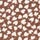 Chocolate-Printed color swatch for Heart Printed V-Neck Blouse.