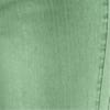 GREEN color swatch for Embellished Hem Capri Jeans.