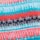 Lobster-Turquoise-Printed color swatch for Mixed Printed V-Neck Dress.