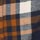 Cognac-Navy-Checked color swatch for Long Sleeve Checkered Blouse.