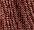 Red Brown color swatch for Ribbed Knit Cardigan.
