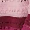 Rose-Mallow-Patterned color swatch for Striped Open Knit Sweater.