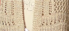 SAND color swatch for Open Knit Bolero.
