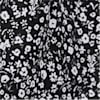 Black-White-Printed color swatch for Floral Tie Waist Dress.