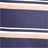 Navy Blue-Camel-Striped color swatch for Striped Mix Top.