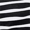Black-White-Striped color swatch for 3/4 Sleeve Striped Shirt.