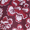 Burgundy-pale lilac-printed color swatch for Floral Tie Neck Blouse.