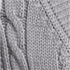 Grey-Mottled color swatch for Cable Knit Cardigan.