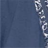 Medium Blue-Ecru-Printed color swatch for Layered Look Top.