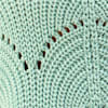 Jade-Ecru-Patterned color swatch for Color Block Ajour Knit Sweater.