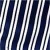 NAVY-WHITE-PATTERNED color swatch for Striped Box Pleat Blouse.