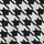 BLACK & WHITE color swatch for Houndstooth Print Nightgown.